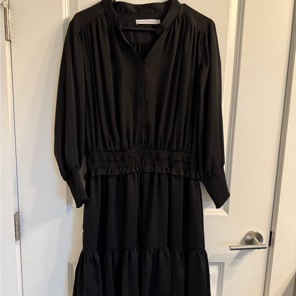 Rebecca Minkoff Black Long Sleeve Chloe Dress